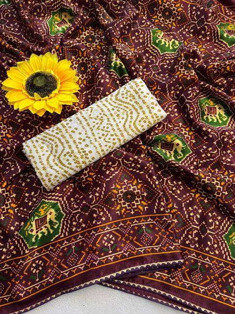 Tulsi pashmina silk Indian saree wholesalers in Mumbai